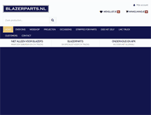 Tablet Screenshot of blazerparts.nl